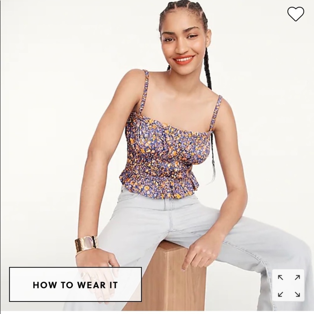J. Crew Cotton Poplin Tank